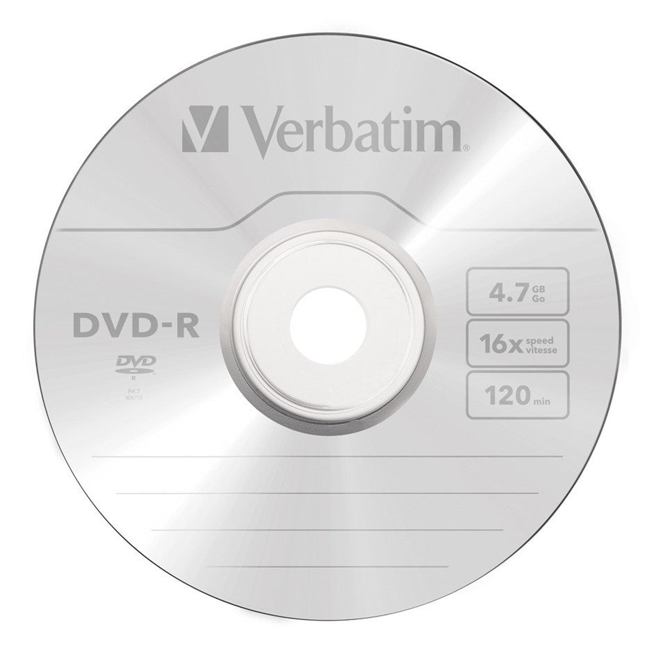 Verbatim DVD-R AZO 4.7GB 16X 120min Blank Recordable Disc [100pcs]