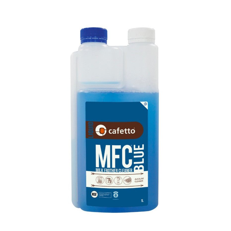 Cafetto MFC Biodegradeable Blue Acid Based Milk Frother Cleaner (1L)