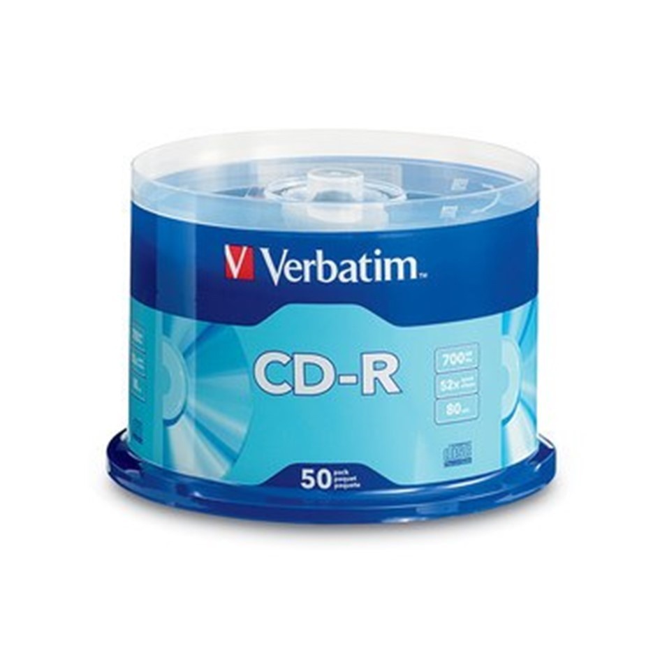 Verbatim CD-R High Speed Burn 700MB 52X 80min [50pcs]