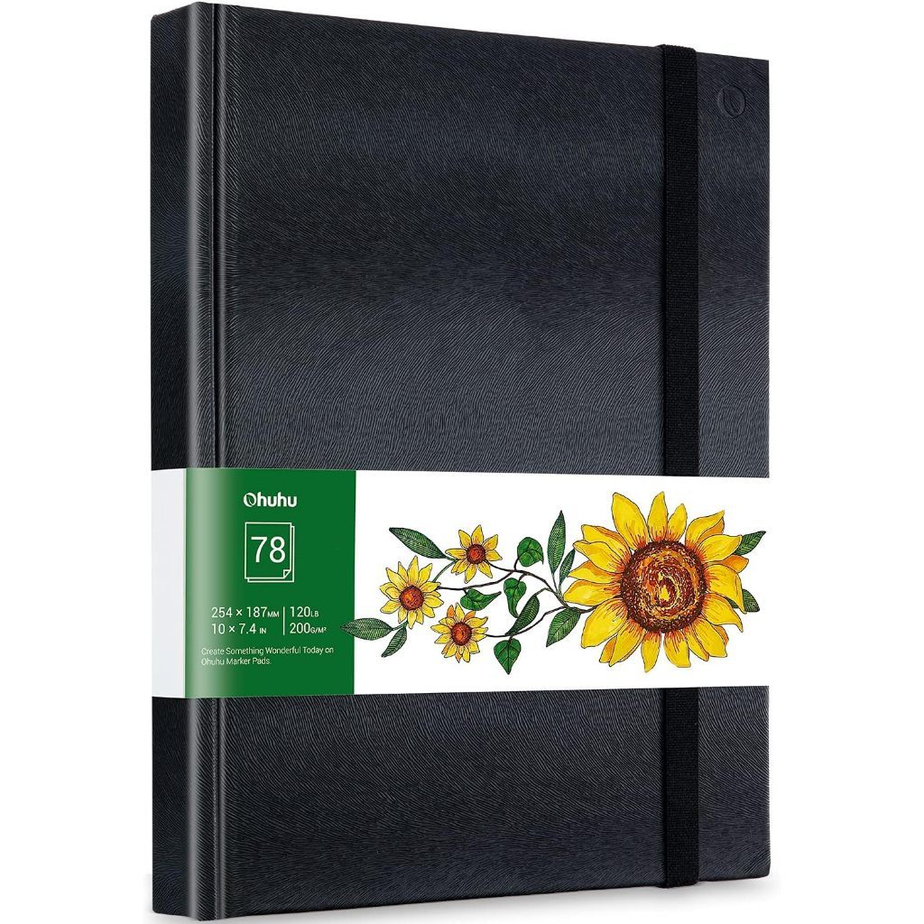 Ohuhu Alcohol Marker Pads Art Sketchbook 120Lb/200Gsm [78 Sheet] Various Sizes