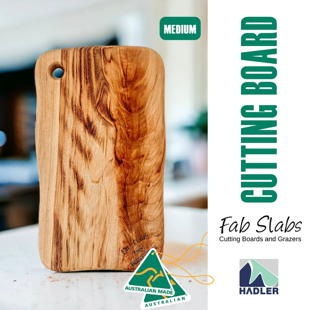 Camphor Laurel Rectangle Chopping Board [Medium] by Fab Slabs