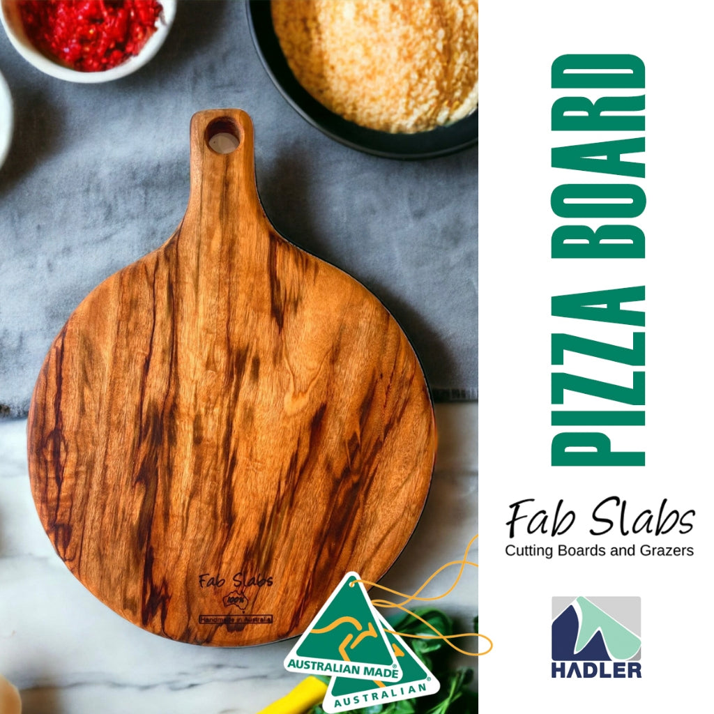 Camphor Laurel Pizza Board by Fab Slabs