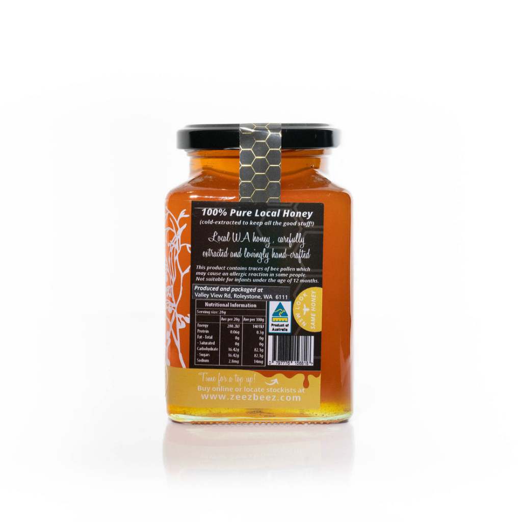 Raw Jarrah TA35+ Active Honey from Western Australia by ZeezBeez [250/500g]