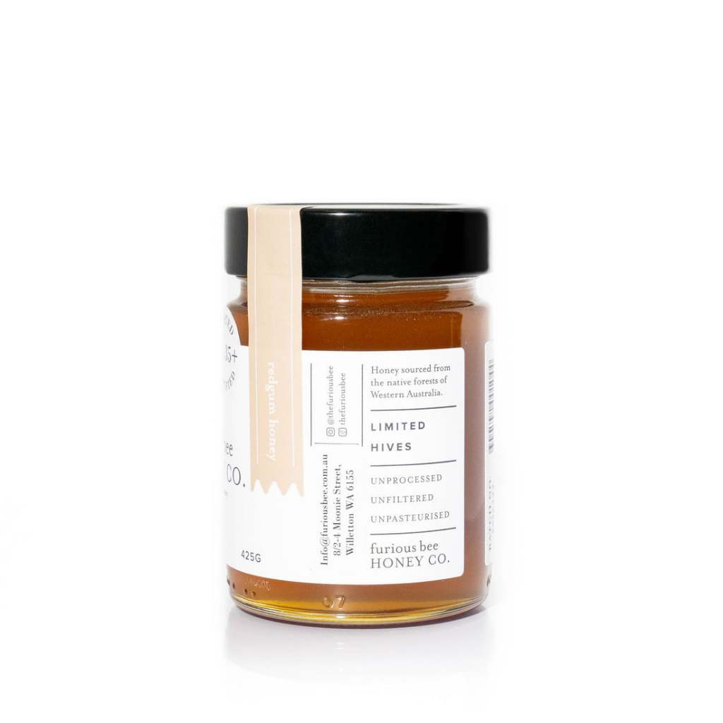 The Furious Bee Honey Co. | Pure 100% Red Gum Marri TA35+ Active Honey (425g)