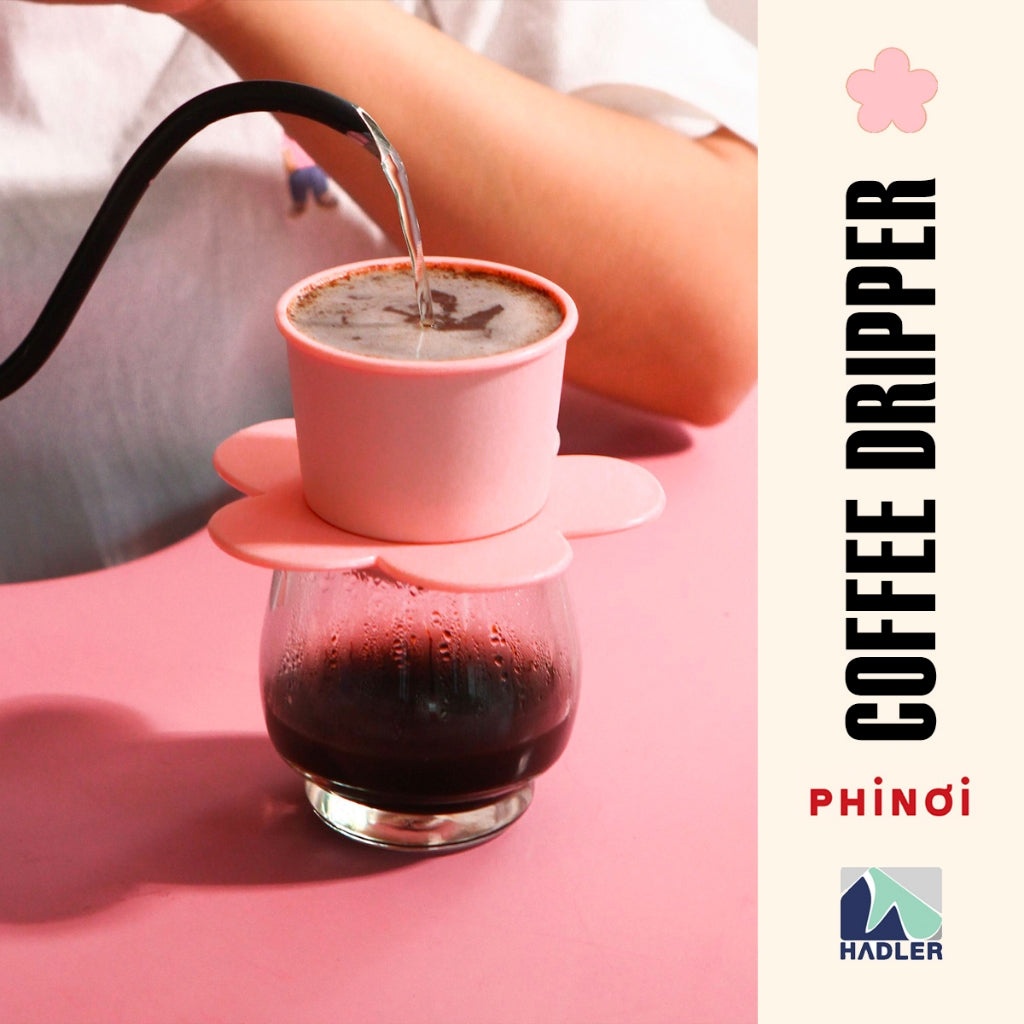 The Phinoi Coffee Dripper Modern Vietnamese Pour Over 1 - 2 Cups [Pink]