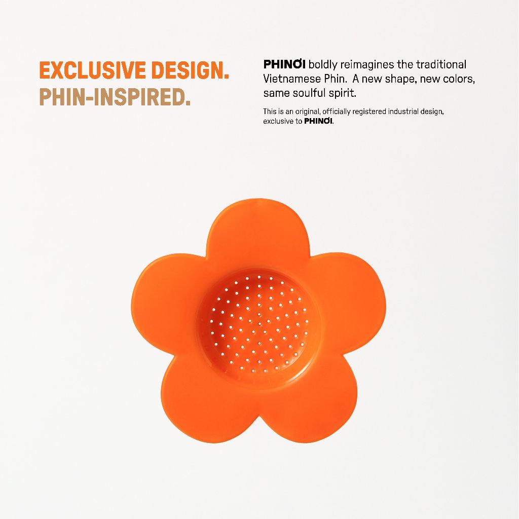 The Phinoi Coffee Dripper Modern Vietnamese Pour Over 1 - 2 Cups [Orange]