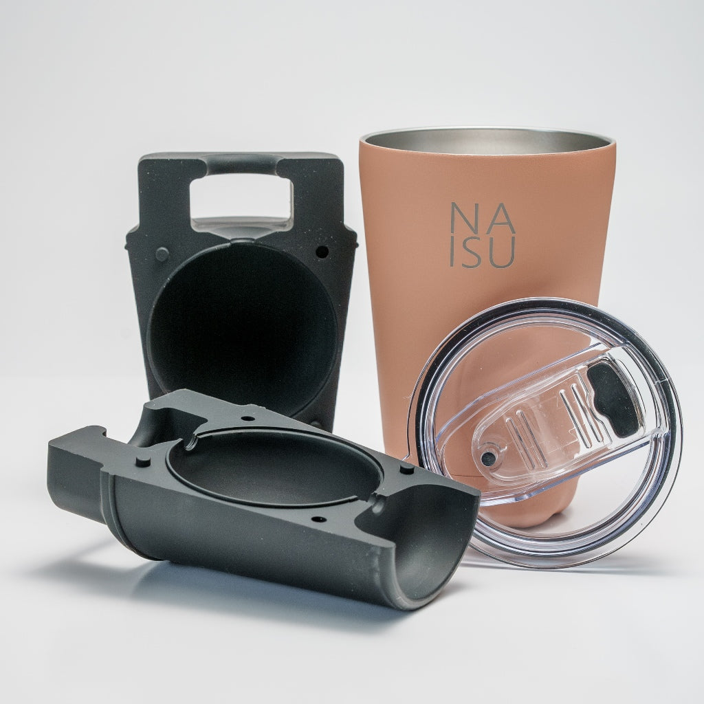 NAISU N1 Colored Edition – Compact Clear‑Ice Maker 65 mm Spheres/73 mm Diamonds Comes with Cap