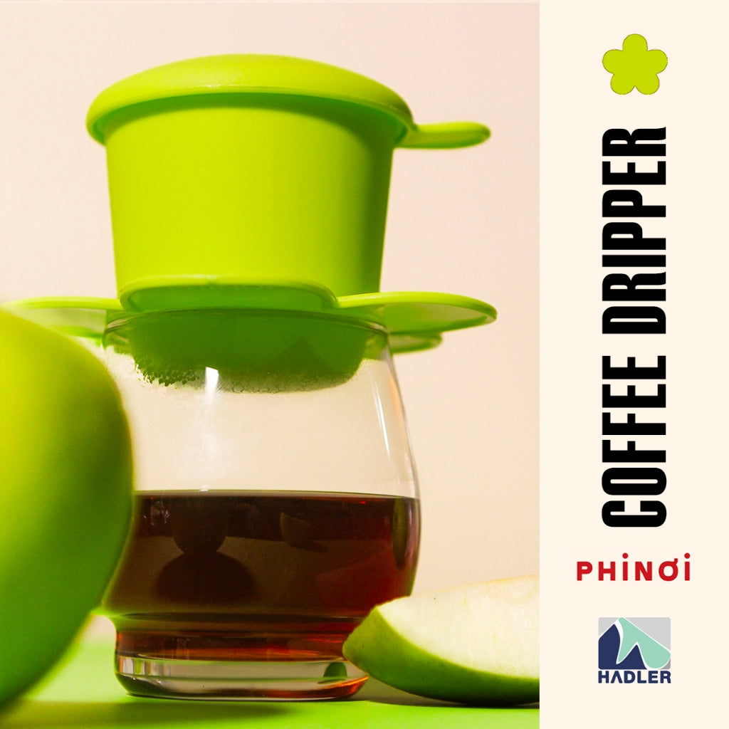 The Phinoi Coffee Dripper Modern Vietnamese Pour Over 1 - 2 Cups [Neon Green]