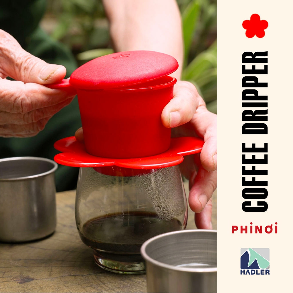 The Phinoi Coffee Dripper Modern Vietnamese Pour Over 1 - 2 Cups [Red]