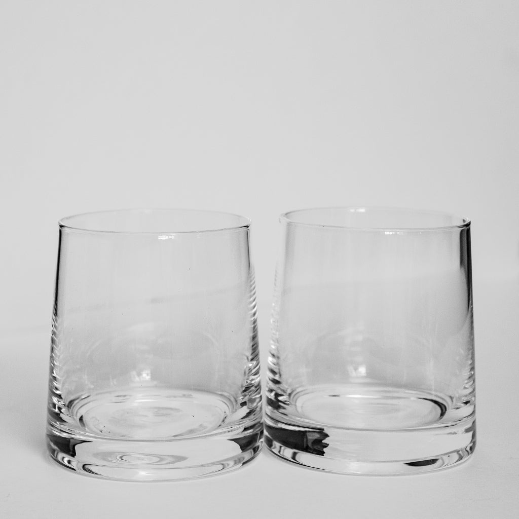 NAISU Crystal Sphere Glass Set (2 pcs) Precision Fit for 65 mm Ice Balls