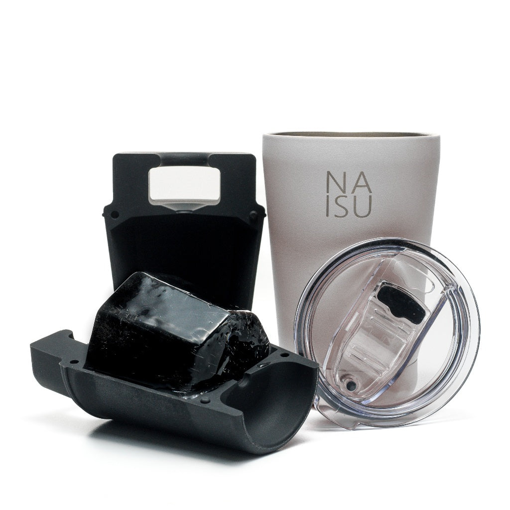 NAISU N1 Colored Edition – Compact Clear‑Ice Maker 65 mm Spheres/73 mm Diamonds Comes with Cap