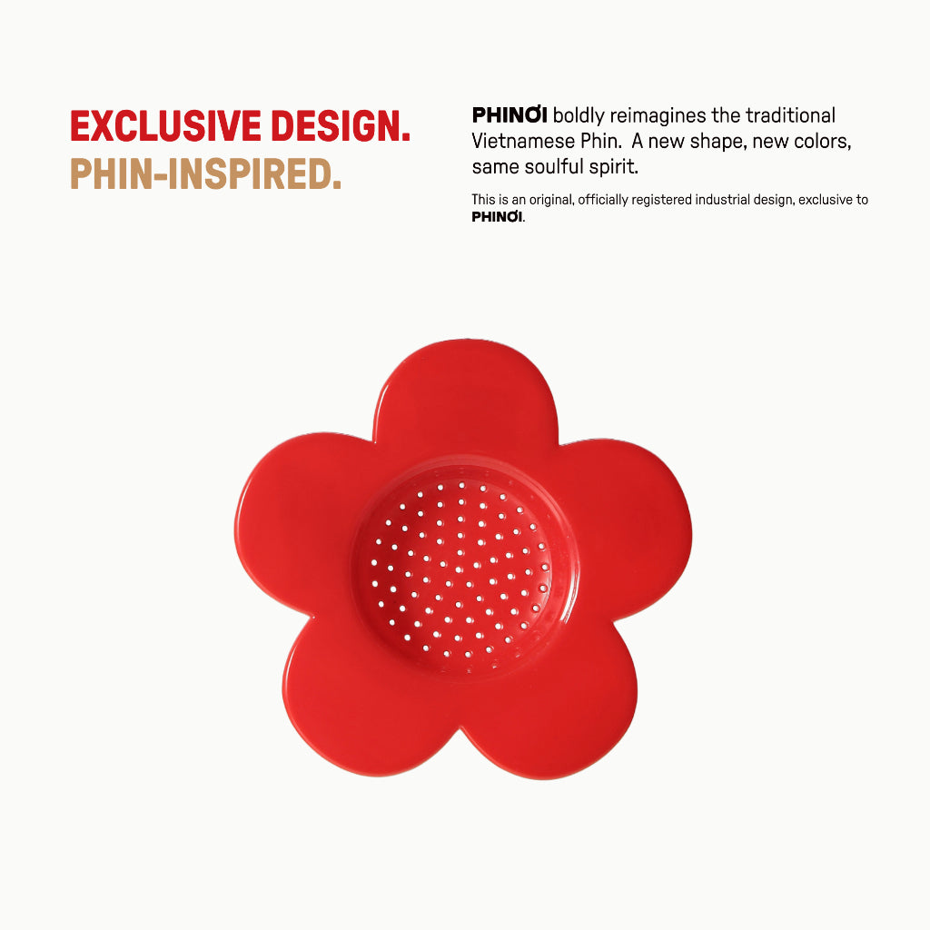 The Phinoi Coffee Dripper Modern Vietnamese Pour Over 1 - 2 Cups [Red]