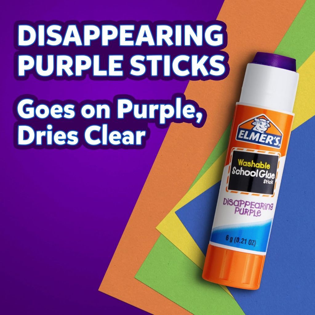 Elmer's Disappearing Purple Glue Stick 6g [12 Pack]