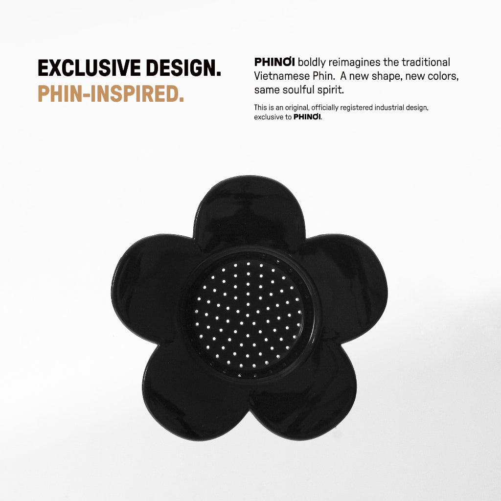 The Phinoi Coffee Dripper Modern Vietnamese Pour Over 1 - 2 Cups [Black]