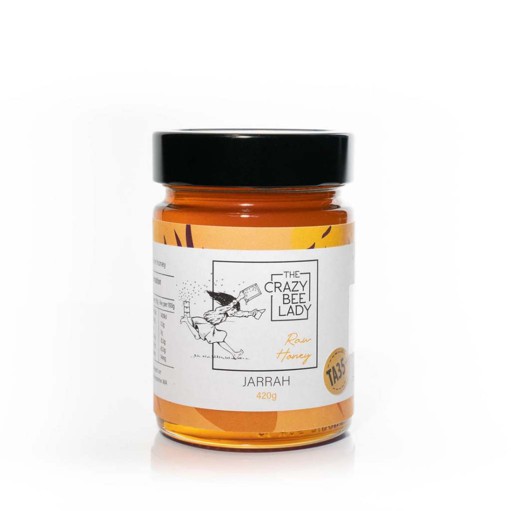 Premium Jarrah TA35+ Active Honey from Western Australia (420g) | The Crazy Bee Lady
