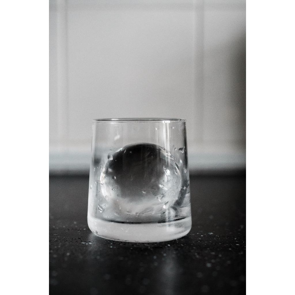 NAISU Crystal Sphere Glass Set (2 pcs) Precision Fit for 65 mm Ice Balls