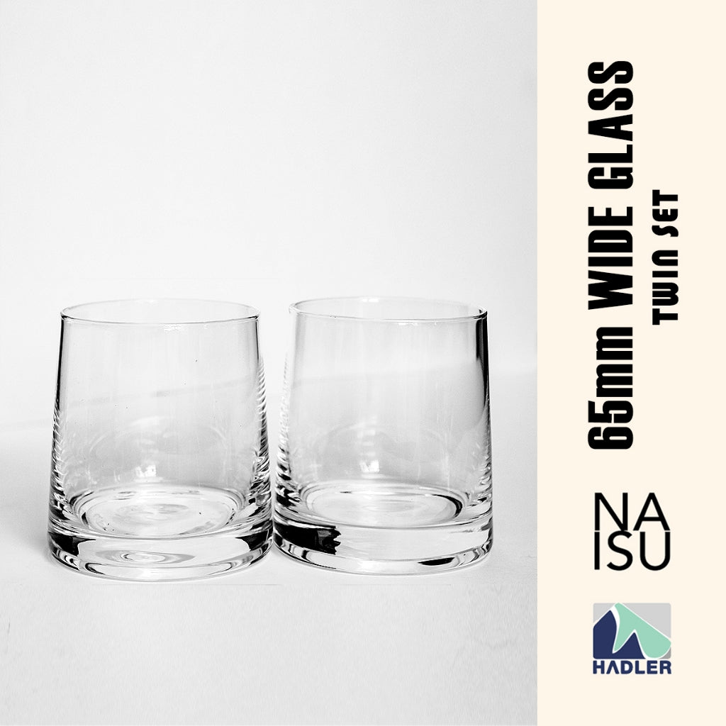 NAISU Crystal Sphere Glass Set (2 pcs) Precision Fit for 65 mm Ice Balls