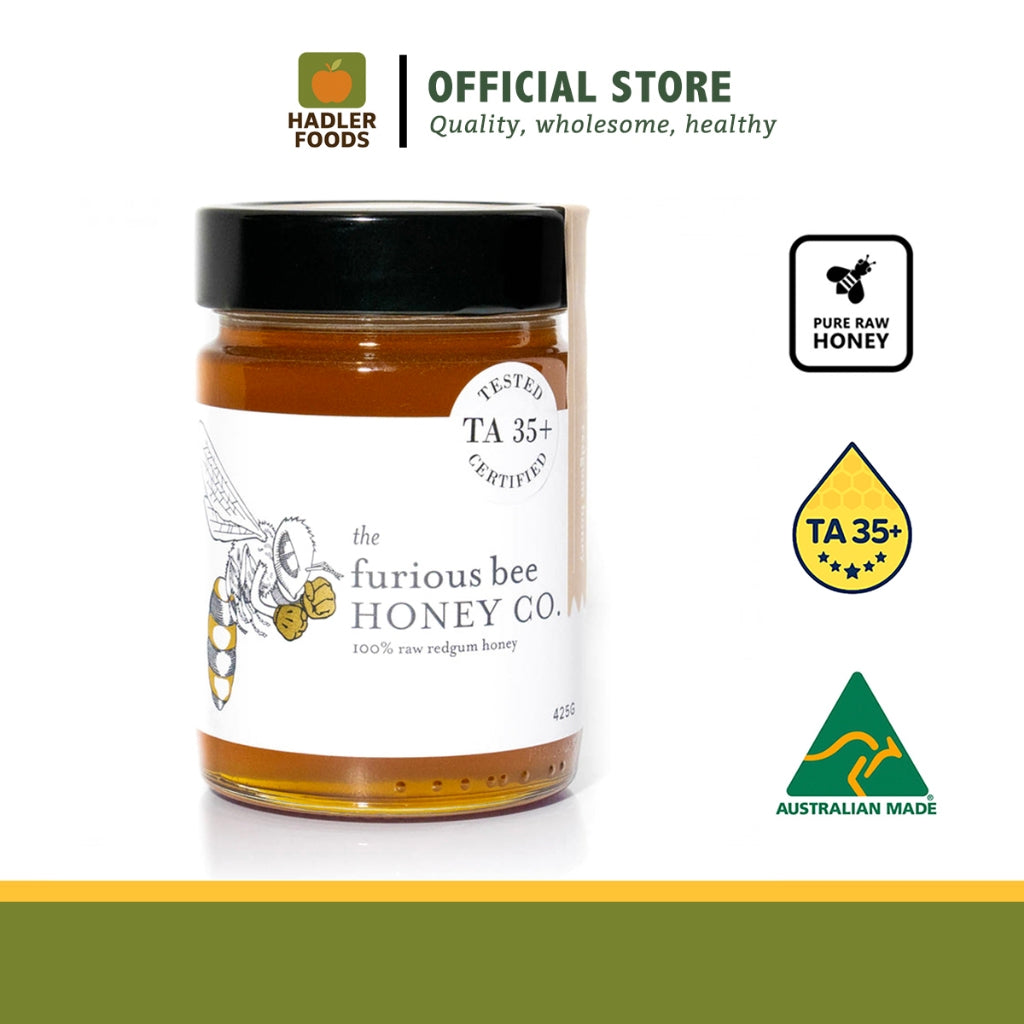 The Furious Bee Honey Co. | Pure 100% Red Gum Marri TA35+ Active Honey (425g)