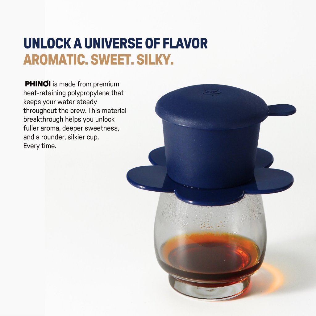 The Phinoi Coffee Dripper Modern Vietnamese Pour Over 1 - 2 Cups [All Colors]