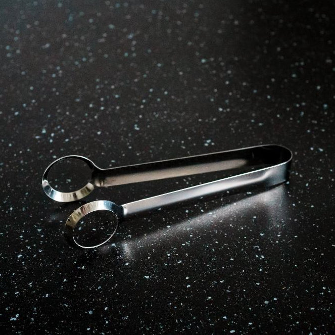 NAISU Stainless Steel Ice Tongs – Precision Grip for Spheres, Diamonds & More