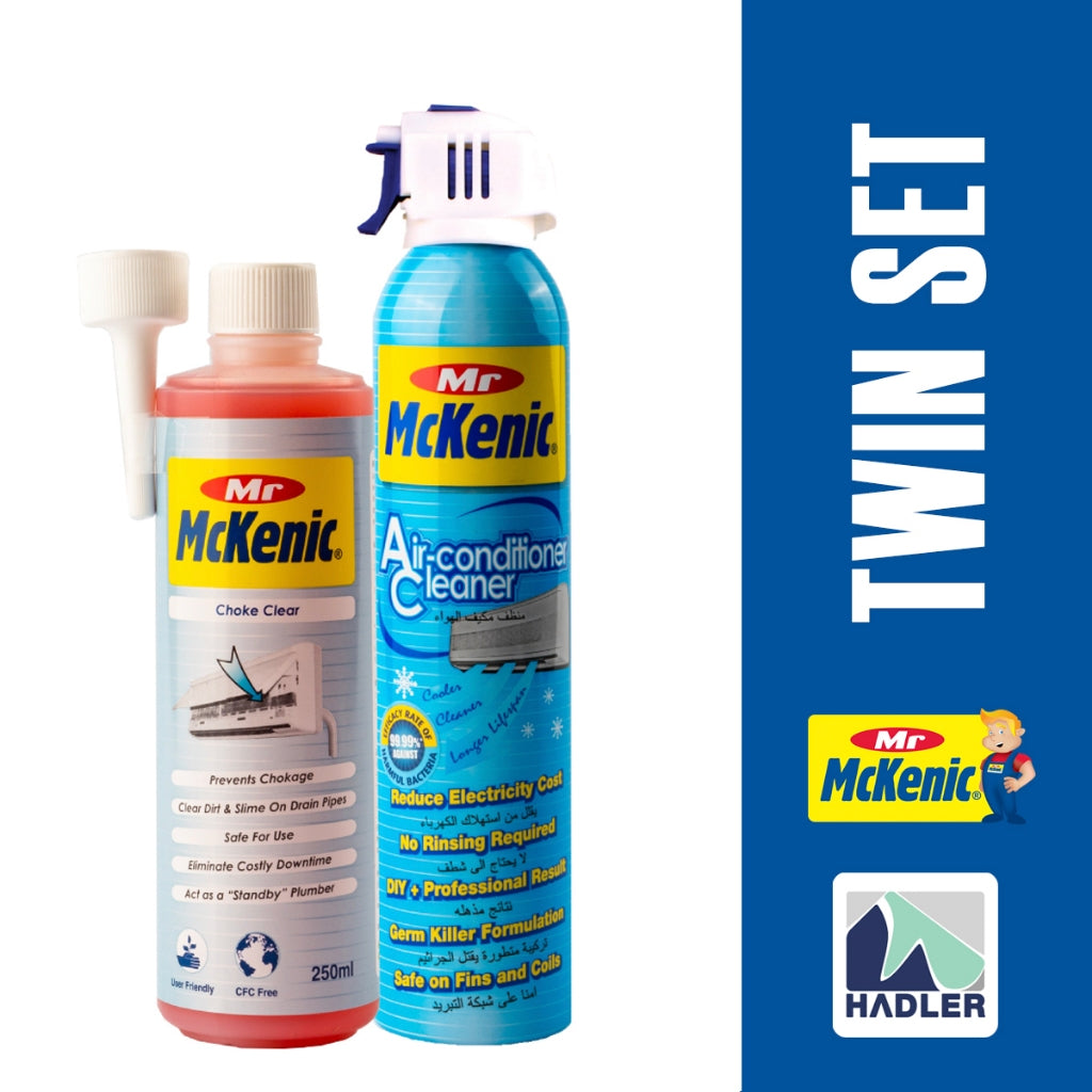 Mr McKenic Air-Con Cleaner & Choke Clear [Twin Pack]