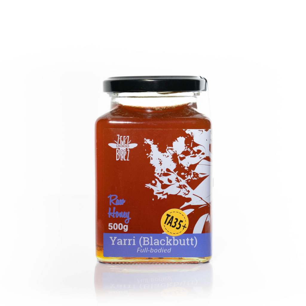 Raw Yarri (Blackbutt) TA35+ Active Honey from Western Australia by ZeezBeez [250/500g]