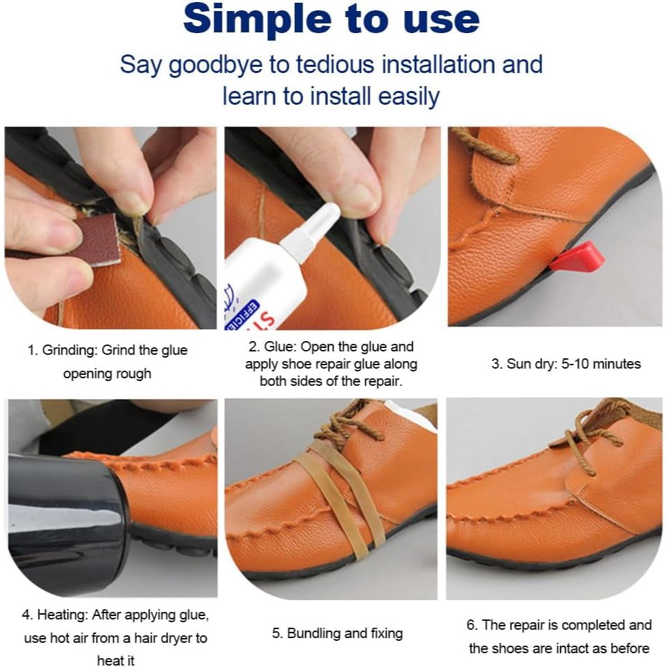 Tertell Strong Shoe Glue Instant Sole & Seam Repair [60ml]