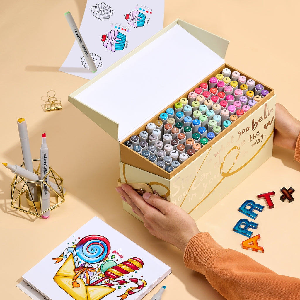 Arrtx Brush Alcohol Markers Oros 90 Colors