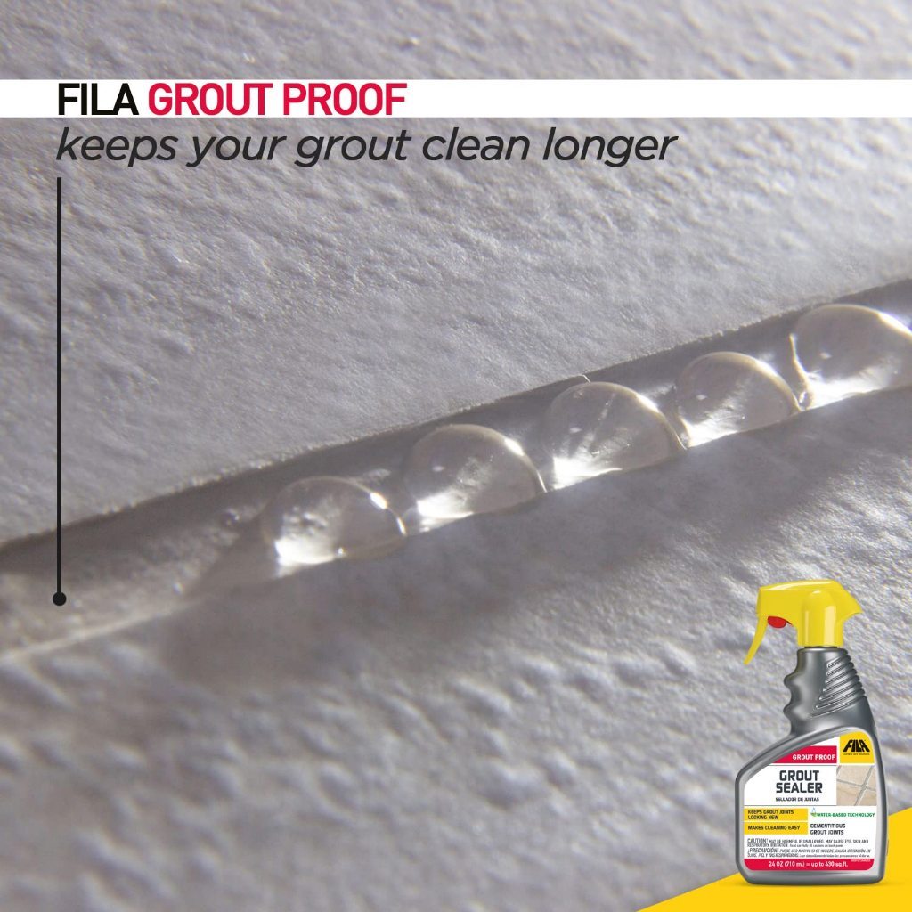 FILA Grout Sealer Spray [710ml] Grout Proof Waterproof Stain Protection for Tile Grout HDB Condo