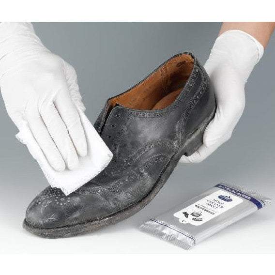 M.Mowbray Prestige Mold Cleaner Sheets [10pcs] Leather Mold Remover Wipes Shoes Bags