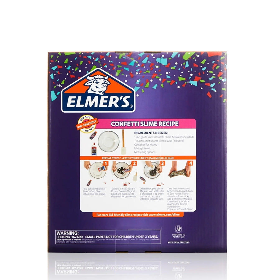 Elmer’s Confetti Slime Kit Starter Pack [4 Piece Pack]