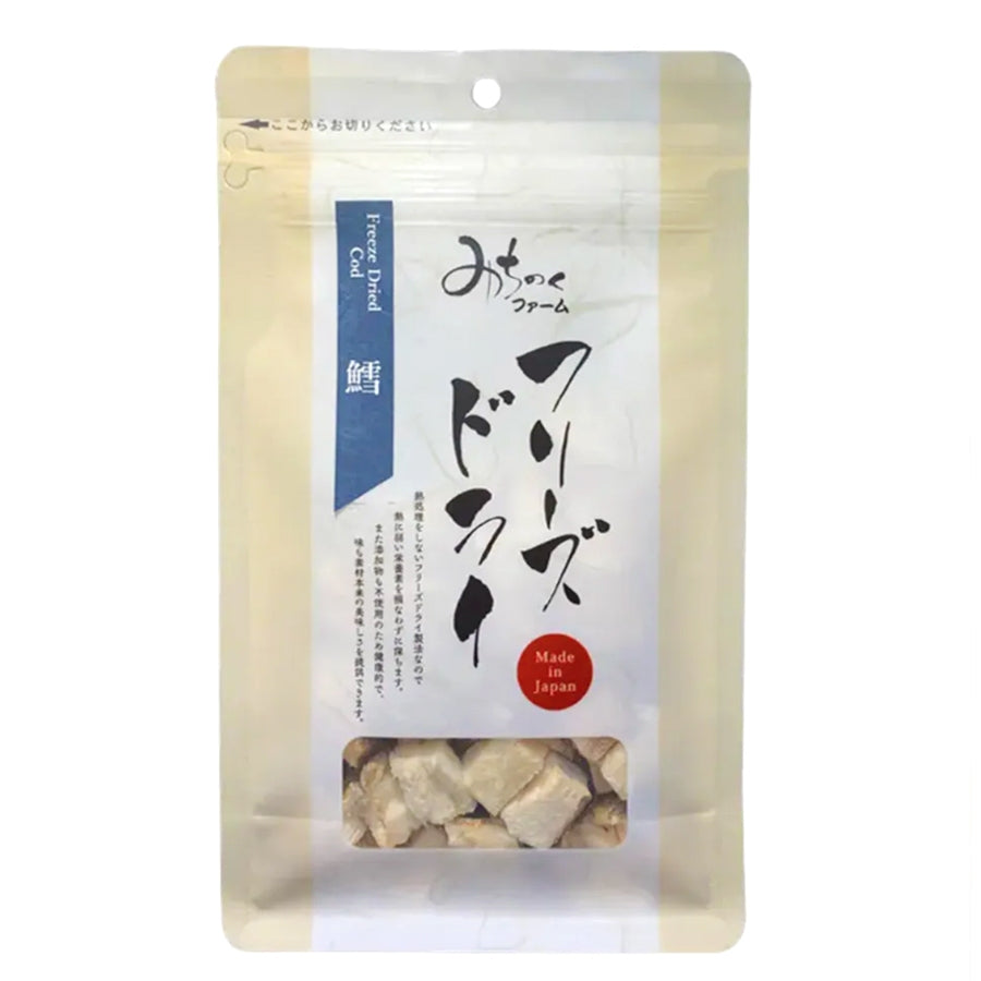 Michinoku Farm Freeze-Dried Cod Fish Treat (40g) Made in Japan