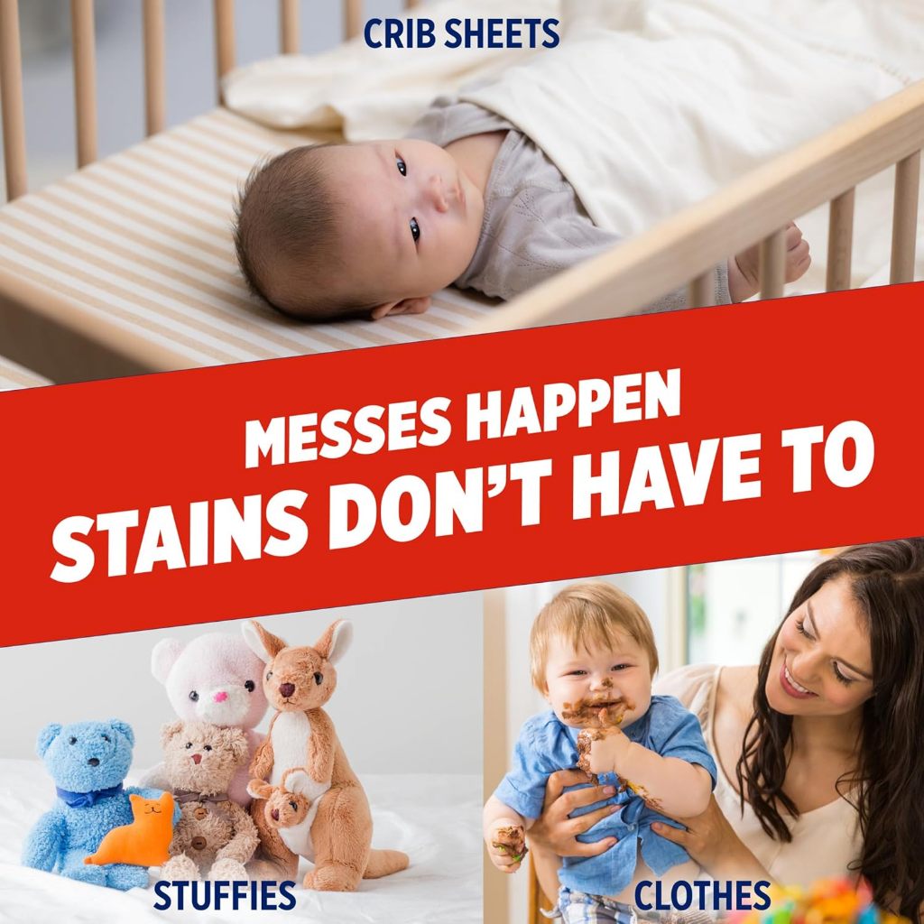 OxiClean 5-in-1 Stain Remover Spray 354ml | Max Force | Removes Tough Dried-In Stains | Grease, Food