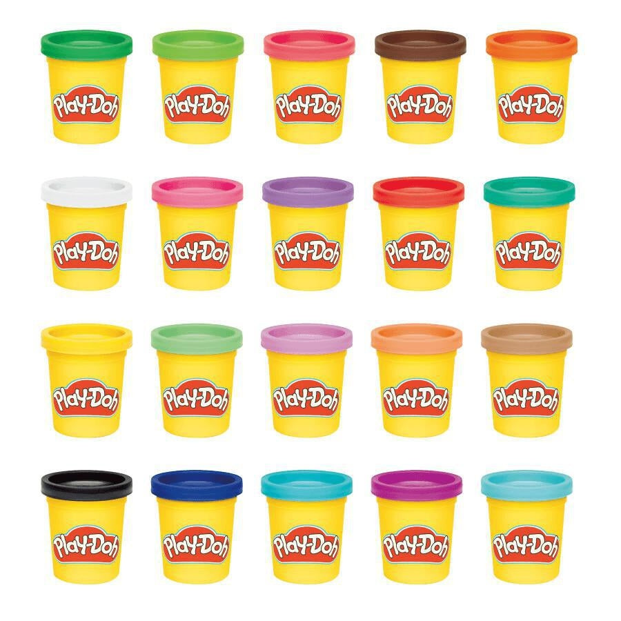 Play-Doh 20 Pack Multicolor Magic Set 2oz Cans | Bulk Modelling Clay for Kids | Party & Craft Fun