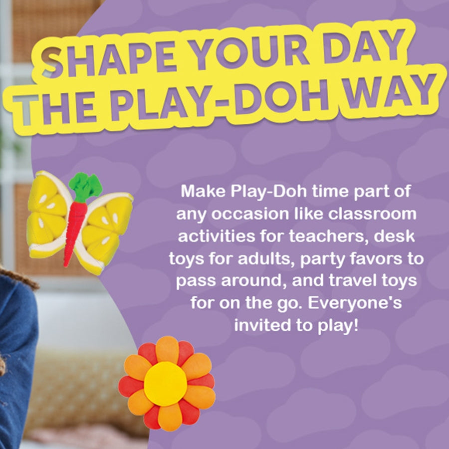 Play-Doh 20 Pack Multicolor Magic Set 2oz Cans | Bulk Modelling Clay for Kids | Party & Craft Fun