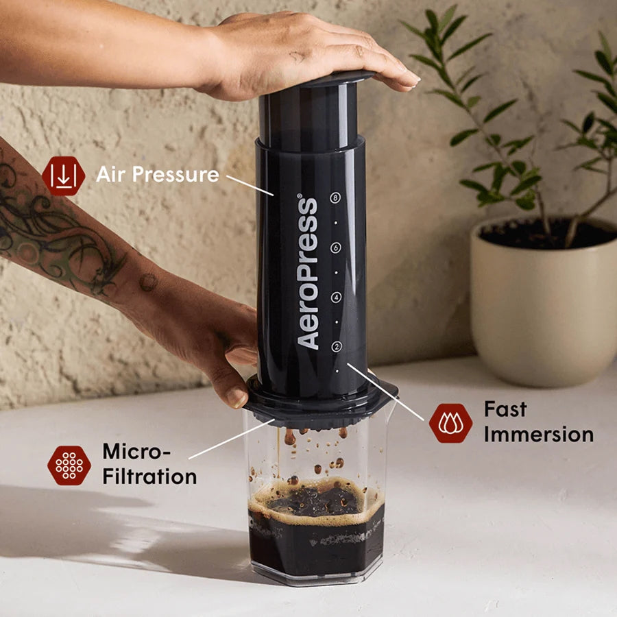 AeroPress Original XL Coffee Maker [Extra Large] 3-in-1 Coffee Press | Smooth, Rich, Brewing