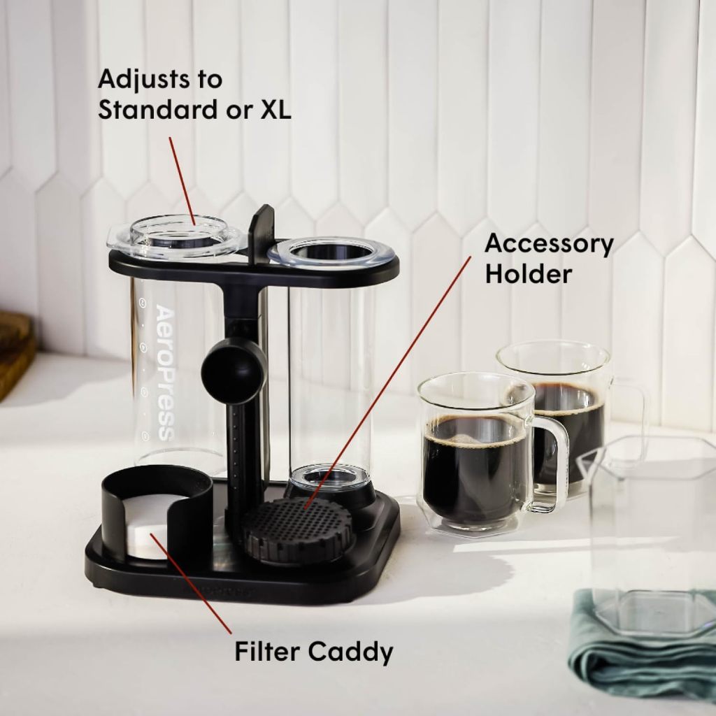 AeroPress Universal Organizer Stand – Coffee Storage Station | Fits Original, Clear & XL