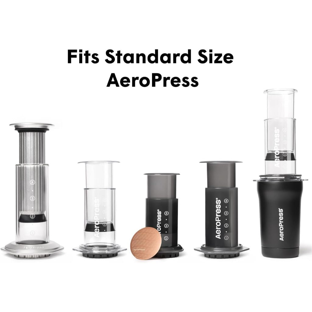AeroPress Gold Tone Metal Filter Standard | Reusable Titanium-Coated 316 Stainless Steel Filter