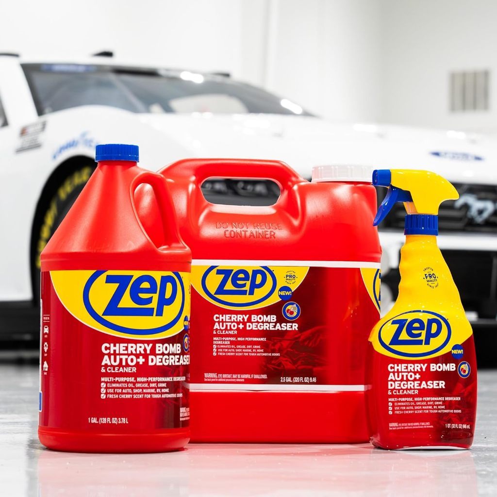 Zep Cherry Bomb Auto+ Degreaser 3.78L Heavy Duty Cleaner for Car, Marine & Home Made in USA