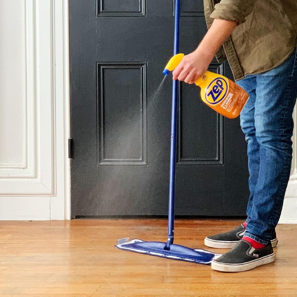 Zep Hardwood & Laminate Floor Cleaner 946ml No Rinse Streak-Free Wood Floor Cleaner