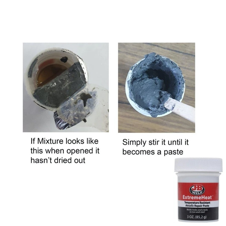 J-B Weld ExtremeHeat High Temperature Metallic Paste 3oz