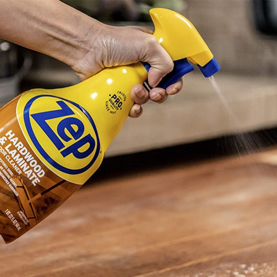 Zep Hardwood & Laminate Floor Cleaner 946ml No Rinse Streak-Free Wood Floor Cleaner