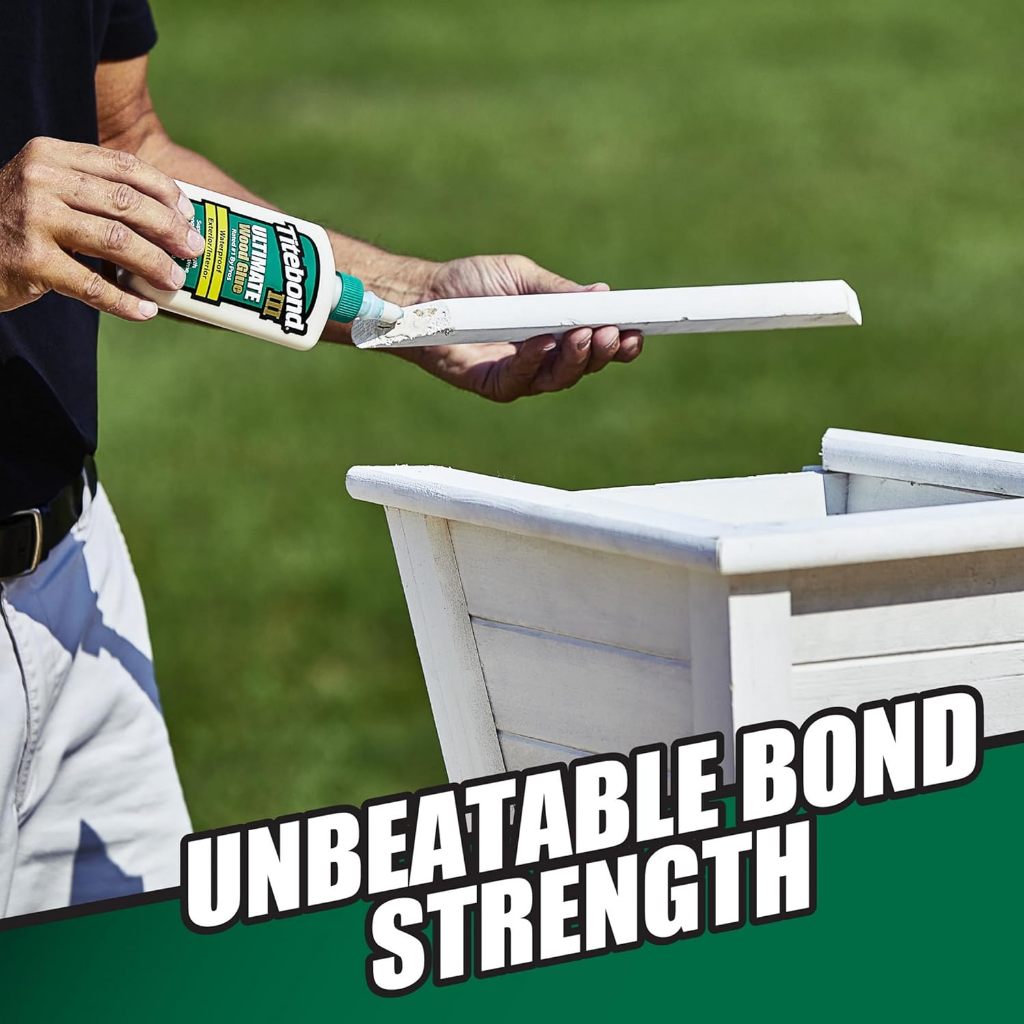 Titebond III Ultimate Wood Glue [118ml] – Waterproof, Strong Bond, Food-Safe