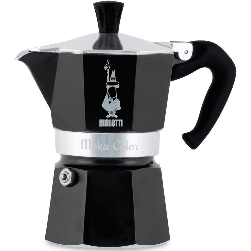 Bialetti Moka Express Black Espresso Maker 3 Cups
