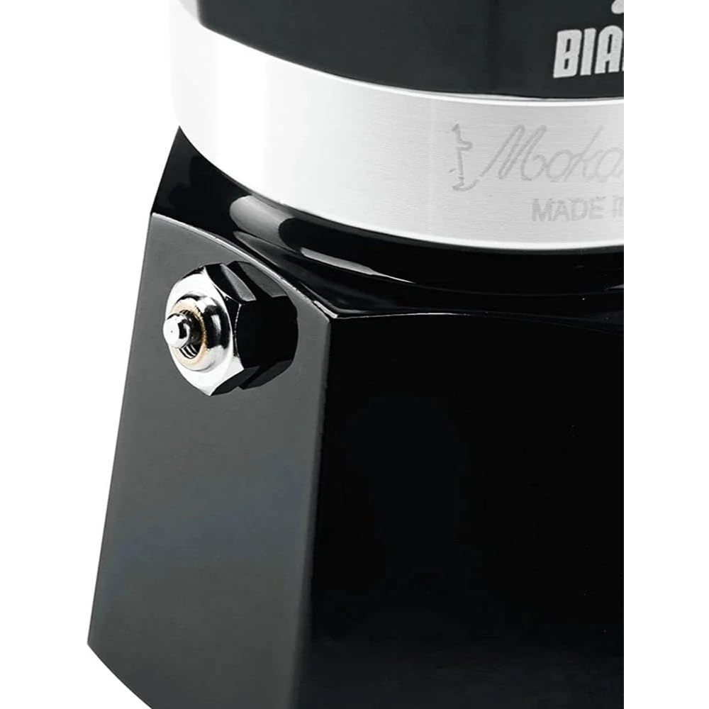 Bialetti Moka Express Black Espresso Maker 3 Cups