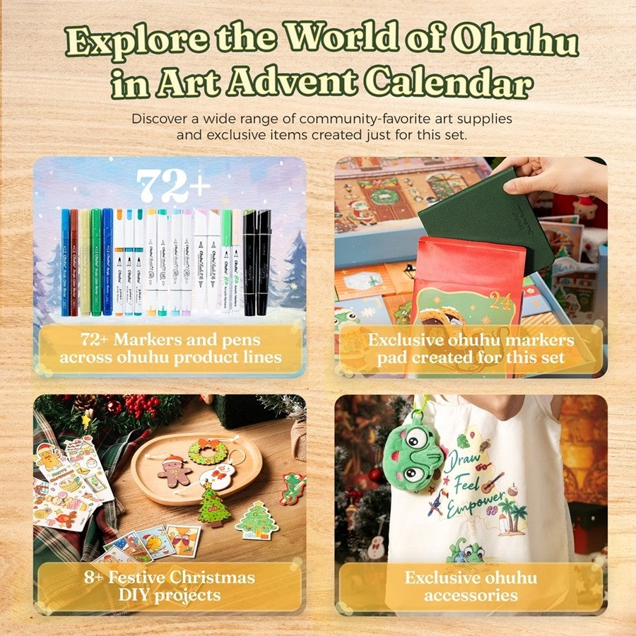 Hadler x Ohuhu Christmas Advent Calendar 2026 Draw Box Gift Set [Pre Order]