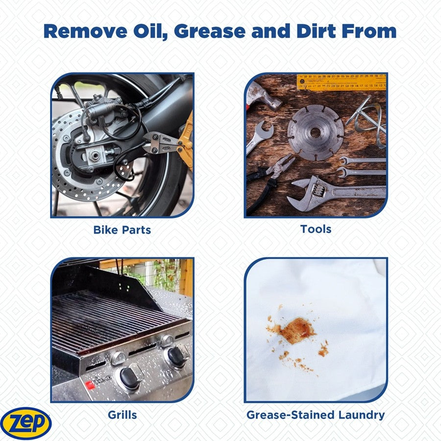 Zep Fast 505 Cleaner & Degreaser 32oz/946ml | Heavy Duty Grease, Oil & Dirt Remover