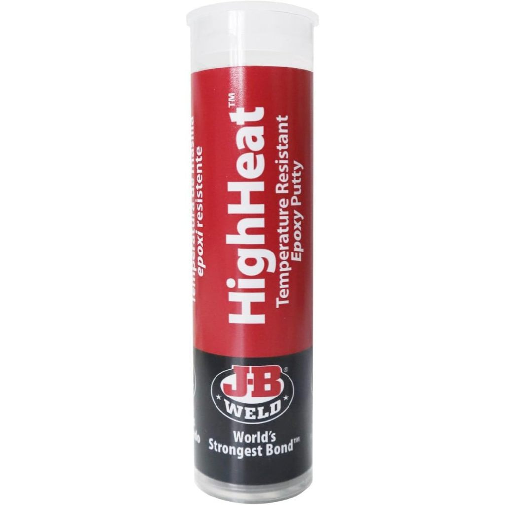 J-B Weld HighHeat Epoxy Putty Stick 2oz | Heat Resistant Metal Repair up to 500°F (260°C)