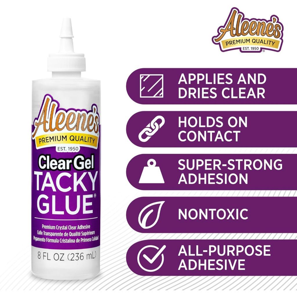 Aleene's Clear Gel All-Purpose Tacky Glue [8oz/236ml]