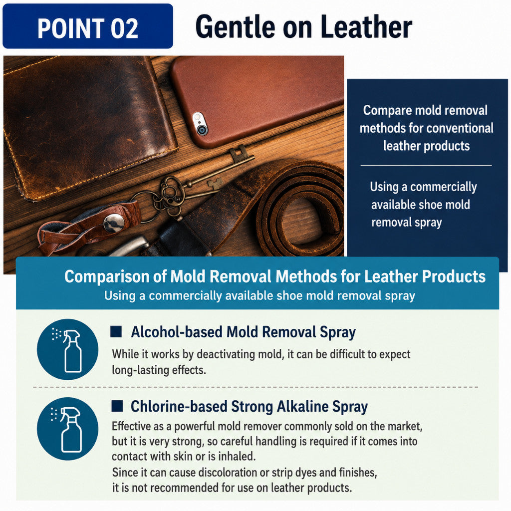 M. Mowbray Leather Shoes Spray Cleaner 100ml – Mold Remover & Prevention Spray